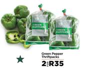 Green Pepper Thriftpacks-For 2