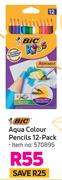 BIC Aqua Colour Pencils 12-Pack