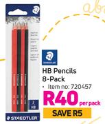 Staedtler HB Pencils 8 Pack-Per Pack