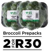 Broccoli Prepacks- For 2