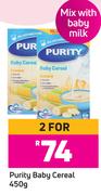 Purity Baby Cereal-For 2 x 450g