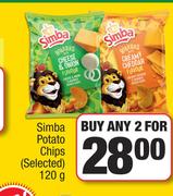 Simba Potato Chips (Selected)-For Any 2 x 120g