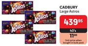 Cadbury Large Astros-40's