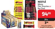 Nestle Minis( Tex, Smarties Or Bar One)-24's