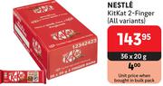 Nestle KitKat 2-Finger (All Variants)-36 x 20