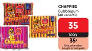 Chappies Bubblegum(All Variants)-100's