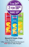 Munch'D Potato Chips Assorted-For 2 x 110g