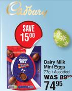 Cadbury Diary Milk Mini Eggs Assorted-77g