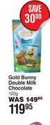 Lindt Gold Bunny Double Milk Chocolate-120g