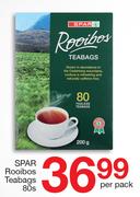 Spar Rooibos Teabags-80's Per Pack