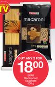 Spar Macaroni Or Spaghetti-2x500g