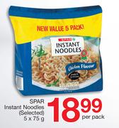 Spar Instant Noodles-5x75g Per Pack