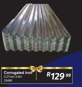 Corrugated Iron 0.27mm 3.6m 32488