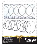 Razor Wire Flat Wrap 15m/Concertina 10m 31695/6