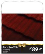 Euro Roof Tile Burgundy 32527