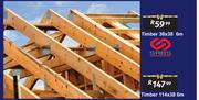 Timber 38 x 38 6m 