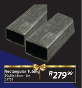 Rectangular Tubing 50 x 25 x 1.6mm-6m 31724