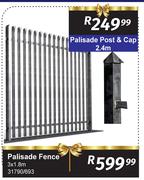 Palisade Fence 3 x 1.8m 31790/693