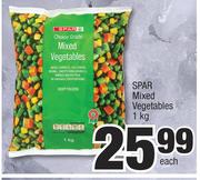 Spar Mixed Vegetables-1Kg Each