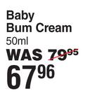 Pure Beginnings Organic Baby Bum Cream-50ml