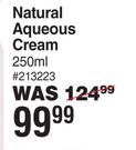 Oh-Lief Natural Aqueous Cream-250ml