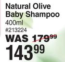Oh-Lief Natural Olive Baby Shampoo-400ml