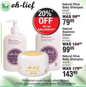 Oh-Lief Natural Olive Baby Shampoo-400ml