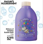 Nature's Nourishment Billions Of Bubbles Bubble Bath-1L