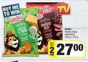 Simba Potato Chips (Assorted)-For 2 x 120g/132g