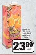 Liqui Fruit 100% Fruit Juice Blend (Assorted)-1.5L Each