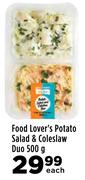 Food Lover's Potato Salad & Coleslaw Duo-500g Each