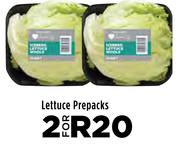 Lettuce Prepacks- For 2