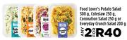 Food Lovers Potato Salad 300g,Coleslaw/Coronation Salad 250g / Everyday Crunch Salad 200g-For Any 2 