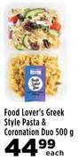 Food Lover's Greek Style Pasta & Coronation Duo-500g Each