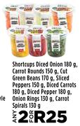 Shortcups Diced Onion 180g Combo-For Any 2