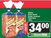Albany White Bread Sliced, Unsliced, Thick Slice-For Any 2 x 700gm
