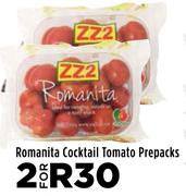 Romanita Cocktail Tomato Prepacks-For 2