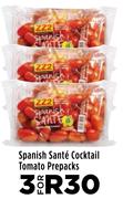Spanish Sante Cocktail Tomato Prepacks-For 3