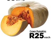 Crown Pumpkins-Each