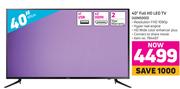 Samsung 40" Full HD LED TV 40N5000