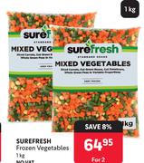 Surefresh Frozen Vegetables-For 2 x 1Kg