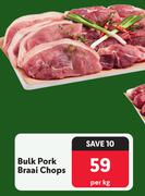 Bulk Pork Braai Chops-Per Kg