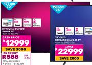 Samsung 177cm (70") Crystal CU7000 UHD 4K TV