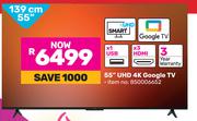 TCL 139cm (55") UHD 4K Google TV