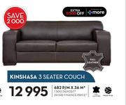 Kinshasa 3 Seater Couch