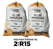 Potjie Potato Thriftpacks-For 2 x 1kg