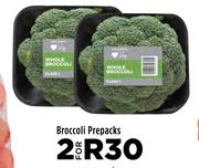 Broccolli Prepacks-For 2