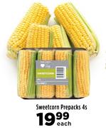 Sweetcorn Prepacks-4's Pack Each