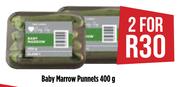 Baby Marrow Punnets-For 2 x 400g