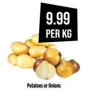Potataoes Or Onions-Per kg